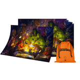Puzzle da 1.000 pezzi di Hearthstone: Heroes of Warcraft in nero - Vista frontale