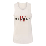 Diablo IV Women's White Tank Top - Front View