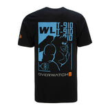 Overwatch 2 Winston Hero Black T-Shirt - back view