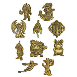 Rare gold versions of the Blizzard Series 9 Individual Blind Pin Pack
