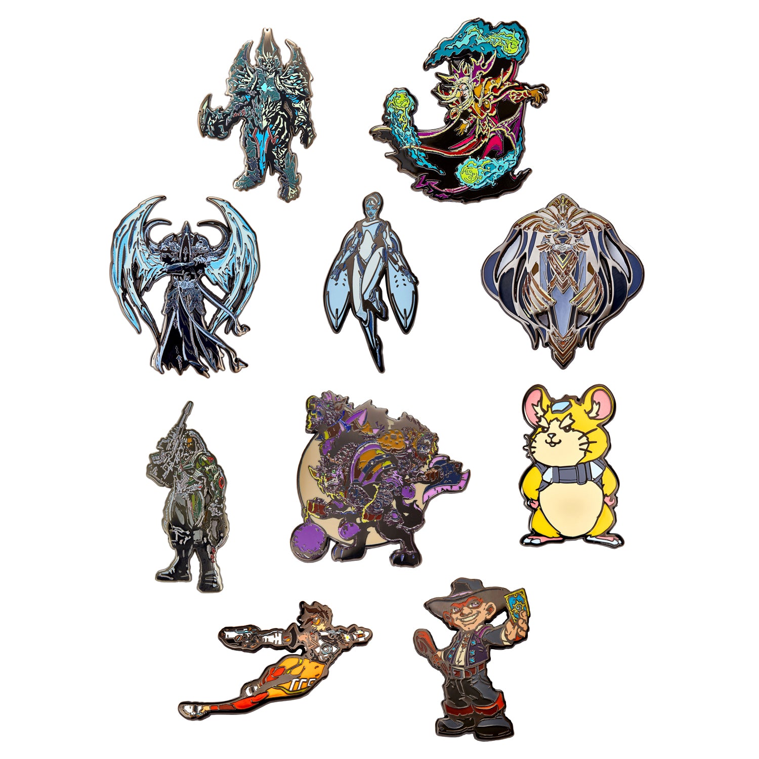 All the pins of the Blizzard Series 9 Individual Blind Pin Pack
