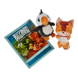 Blizzard Miniature Plush Blind Pack - Front View with Bag 