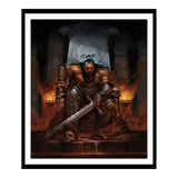 Diablo IV Barbarian Bul-Kathos 40.6 x 50.8 cm Framed Art Print - Front View