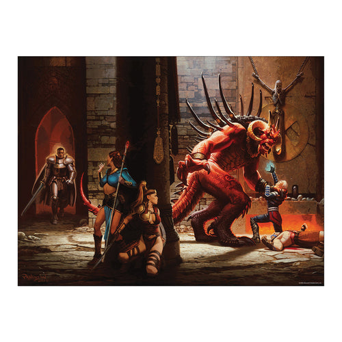 Diablo II 45x60cm Poster - Art by Keith Parkinson - Front View