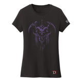 Diablo IV Necromancer Women's Black T-Shirt - Front View