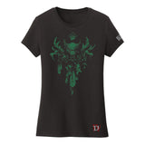 Diablo IV Druid Women's Black T-Shirt - Front View