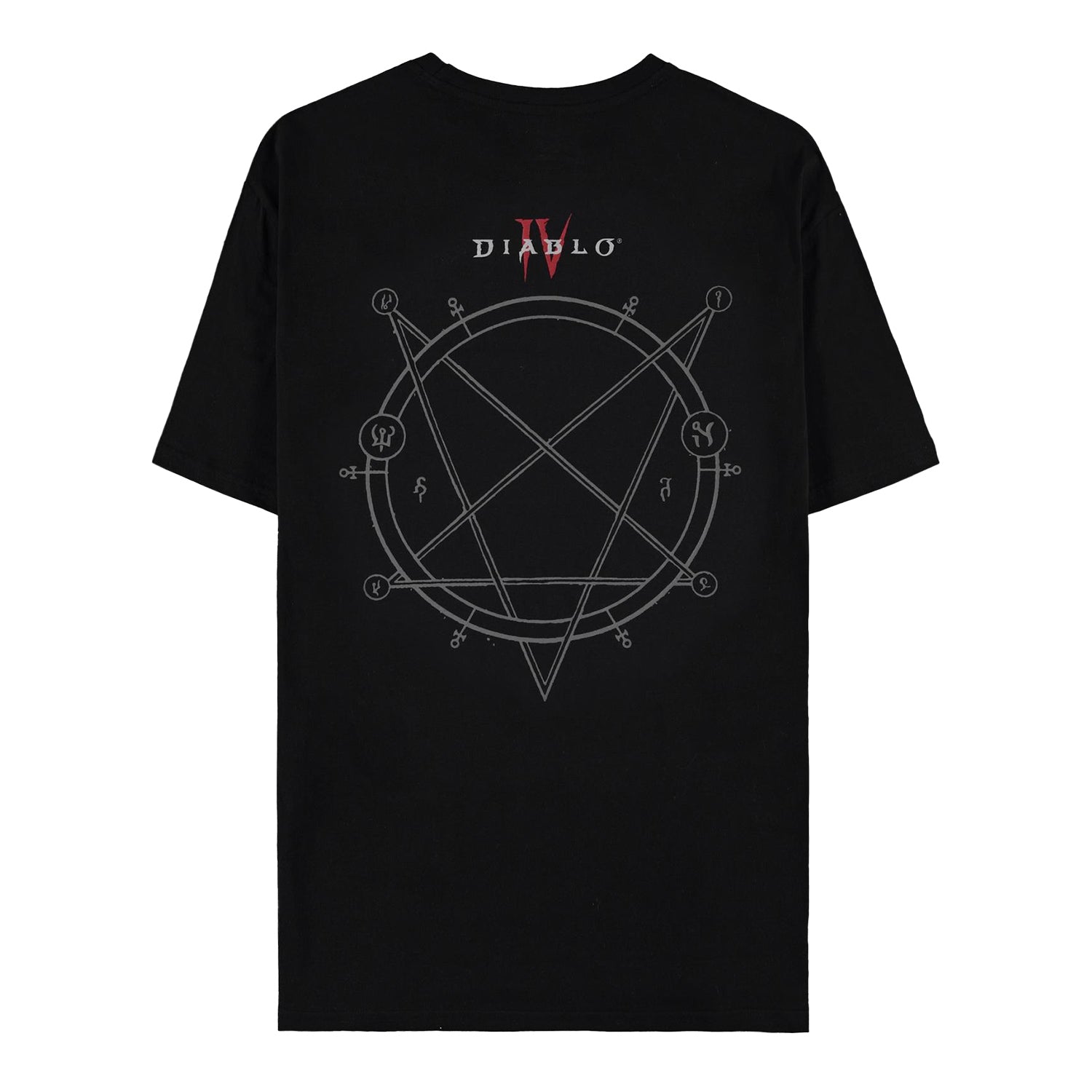 Diablo IV Unholy Alliance Black T-Shirt - Back View