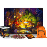 All the pieces of the Hearthstone: Heroes of Warcraft 1000 Piece Puzzle