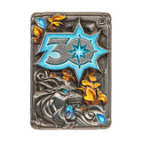 Hearthstone Collector's Edition 30th Card Back Pin in Blue - Front View