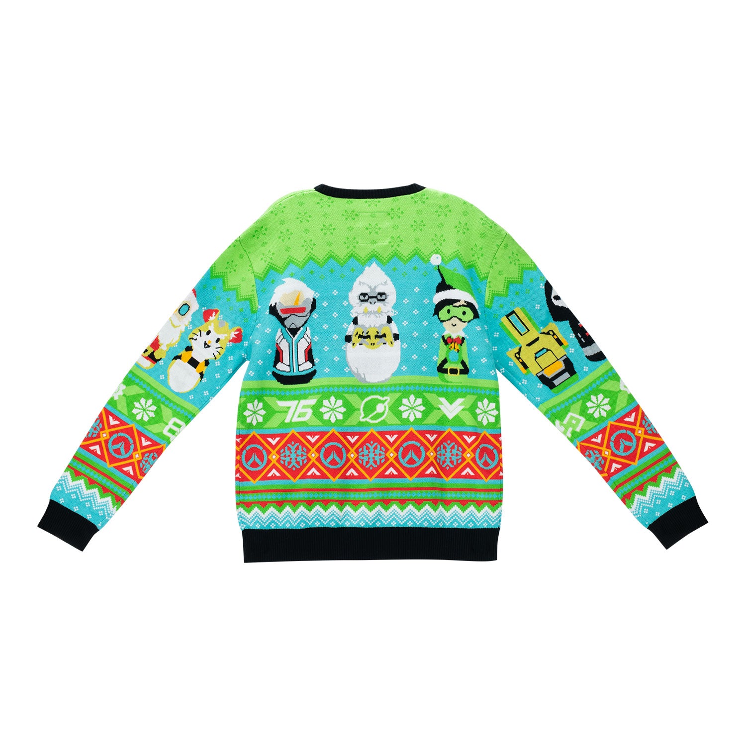 Overwatch 2 Heroes Holiday Sweater - Back View