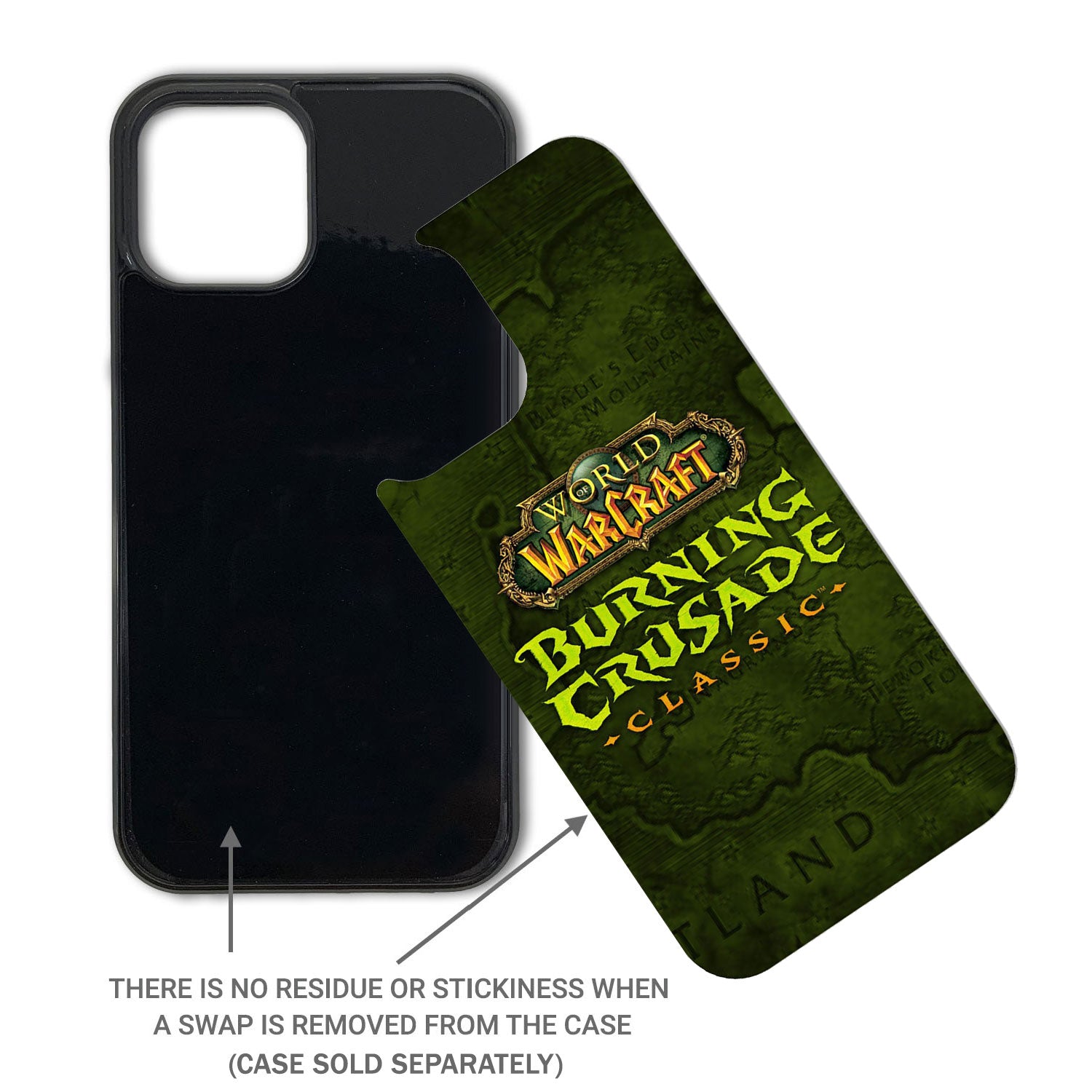 World of Warcraft Burning Crusade Classic InfiniteSwap Phone Cover Pack - Installation Example