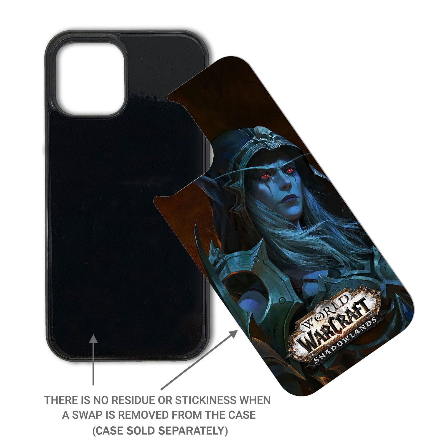 World of Warcraft Shadowlands InfiniteSwap Phone Cover Pack - Installation Example