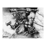 Warcraft Samwise Sketch Tauren 45x60 cm Poster