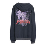 World of Warcraft Sylvanas Charcoal Pullover Hoodie - Back View