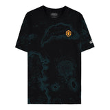 World of Warcraft Alliance Map of Azeroth Black T-Shirt - front view