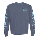 World of Warcraft Wrath of the Lich King Logo Blue Long Sleeve T-Shirt - Front View