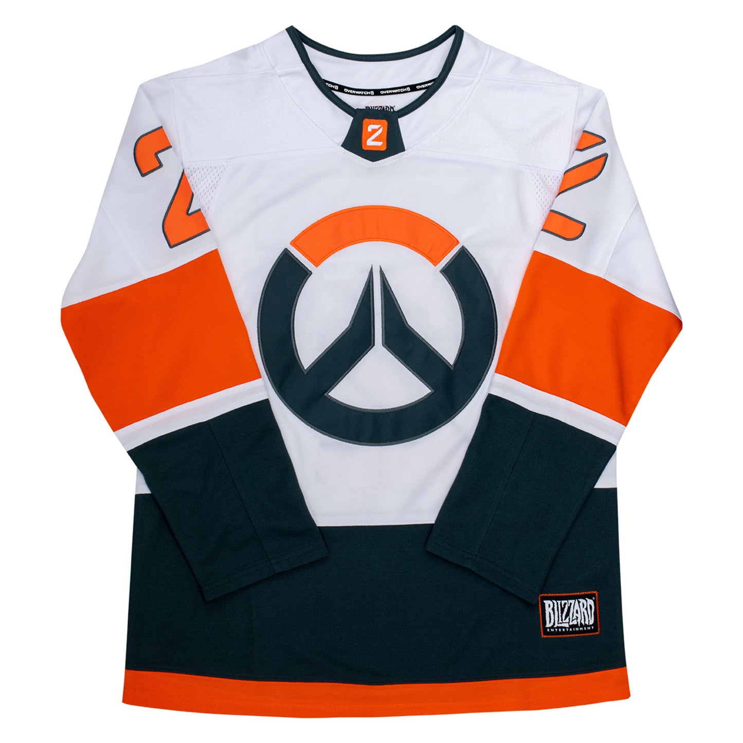 Overwatch 2 White Hockey Jersey - Front View