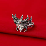 Diablo IV X RockLove Lilith Ring - Close Up View