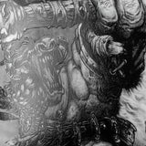 Warcraft Samwise Sketch Tauren 18x24" Poster - Close Up View