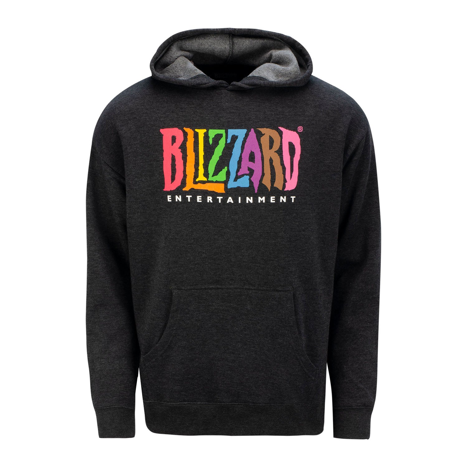 Blizzard Entertainment Pride Logo Charcoal Hoodie - Front View