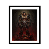 Diablo Barbarian 40.5 x 51 cm Framed Print - Front View