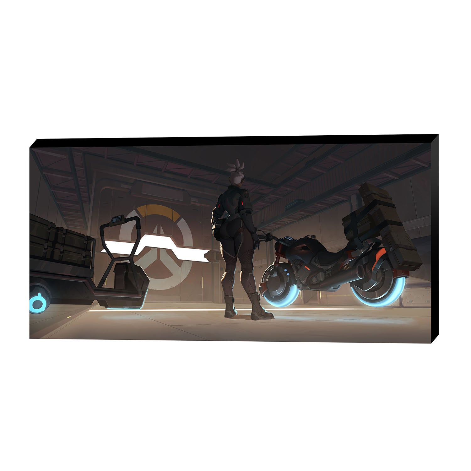 Overwatch Sojourn Origin Story Print Series 3 Canvas 30.5 x 61 cm - Front View