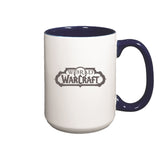 World of Warcraft Alliance 426ml Ceramic Mug in Blue - Right View