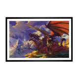 World of Warcraft Return to the Dragon Isles 35.5x61cm Framed Art Print