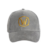 World of Warcraft Grey Canvas Hat - Front View