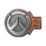 Overwatch 2 Collector's Edition Pin in Orange - Front View