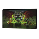 World of Warcraft Burning Crusade Classic 30.5cm x 53.4cm Canvas in Green - Front View