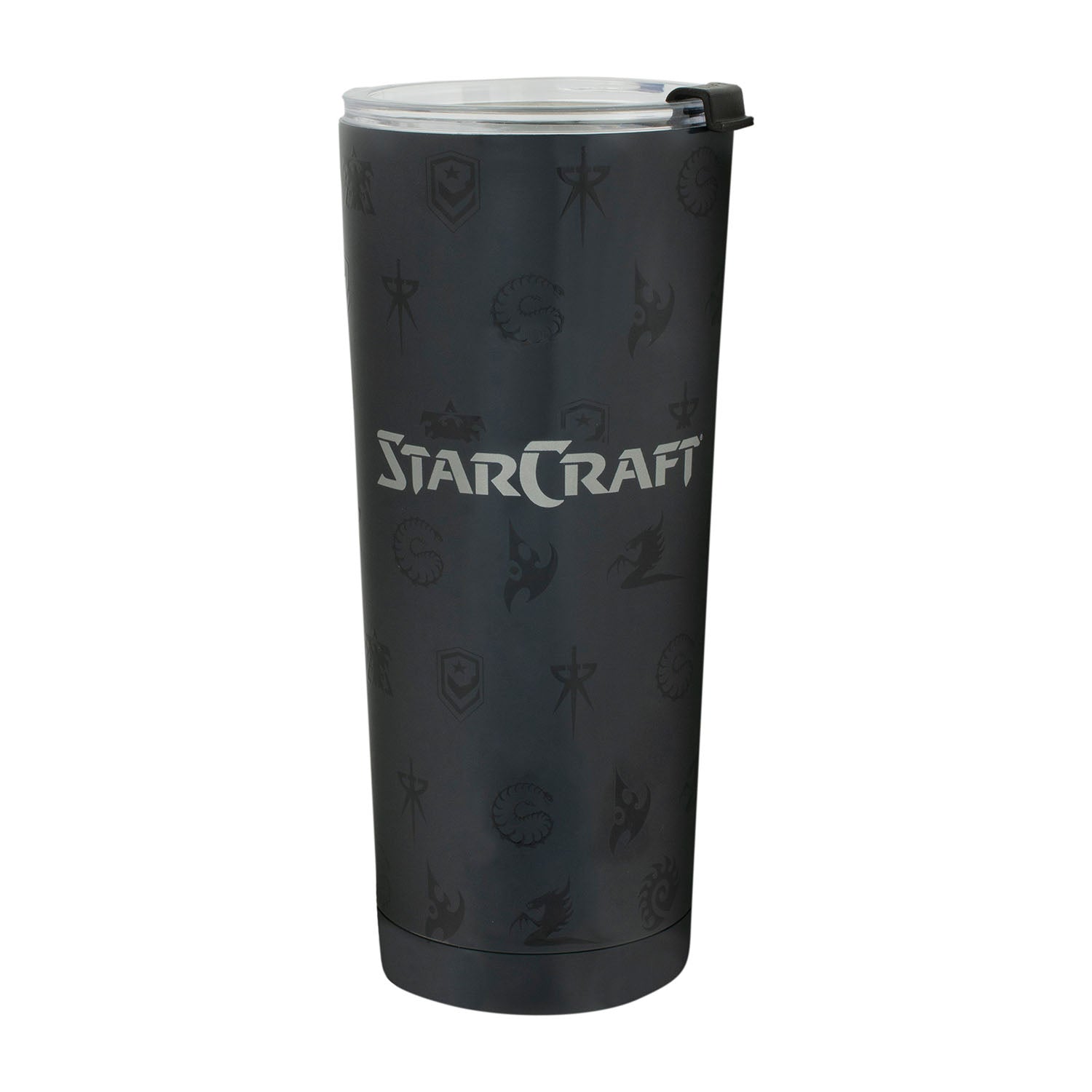 StarCraft 650ml Stainless Steel Tumbler in Black - Front View