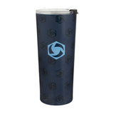 Heroes of the Storm 650ml Stainless Steel Tumbler in Blue - Back View