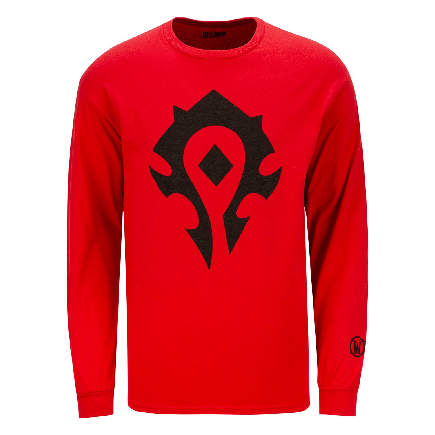 World of Warcraft Horde Red Long Sleeve T-Shirt - Front View