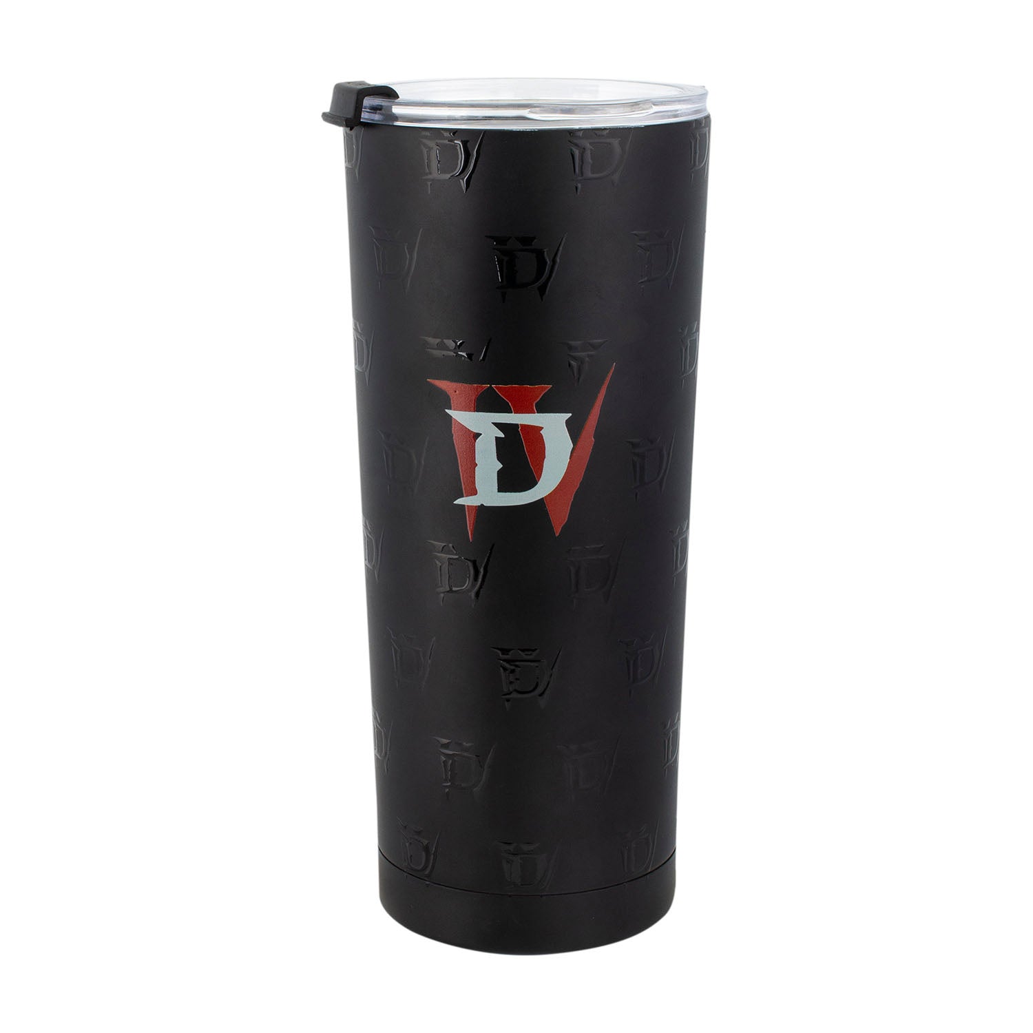 Diablo IV 650ml Stainless Steel Tumbler in Red - Back View
