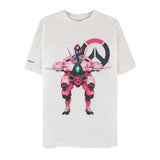 Overwatch D.VA White Fusion Cannons T-Shirt - Front View