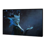 World of Warcraft The Winter Queen 35.5cm x 61cm Canvas in Blue - Front View