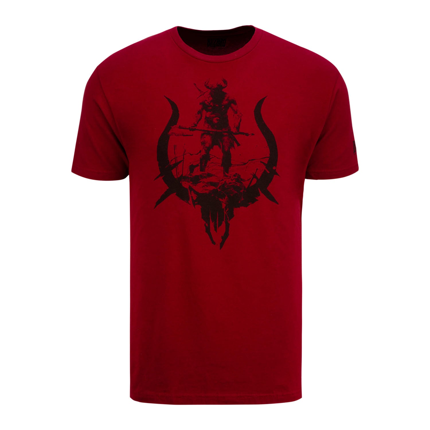 Diablo IV Barbarian Red T-Shirt - Front View