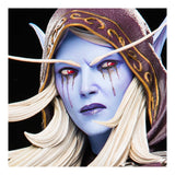 World of Warcraft Sylvanas 44cm Premium Statue in Purple - Zoom Face View