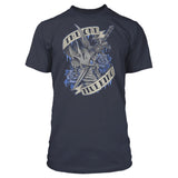 World of Warcraft Lich King J!NX Navy The One True King T-Shirt - Front View