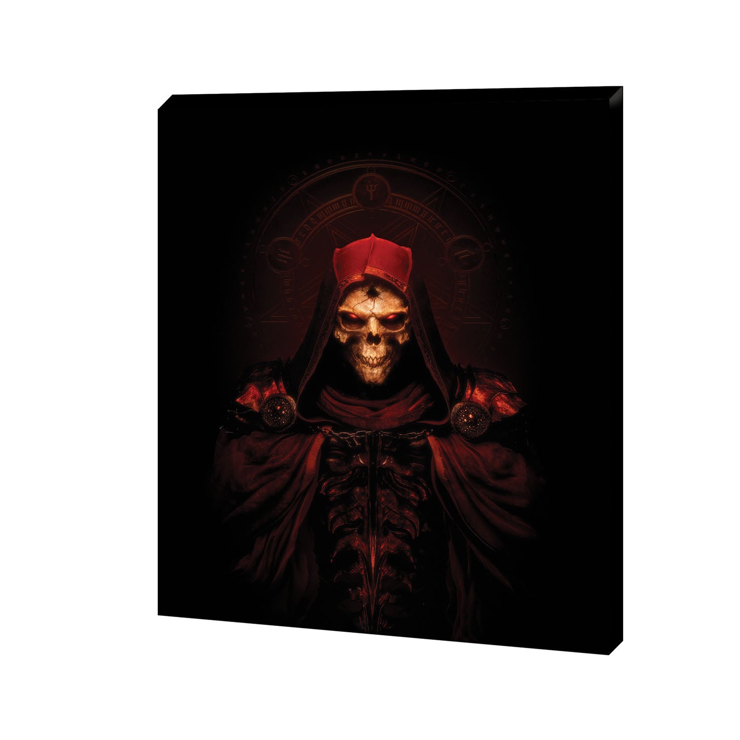 Diablo II: Resurrected 40.6cm x 50.8cm Canvas in Red - Front View
