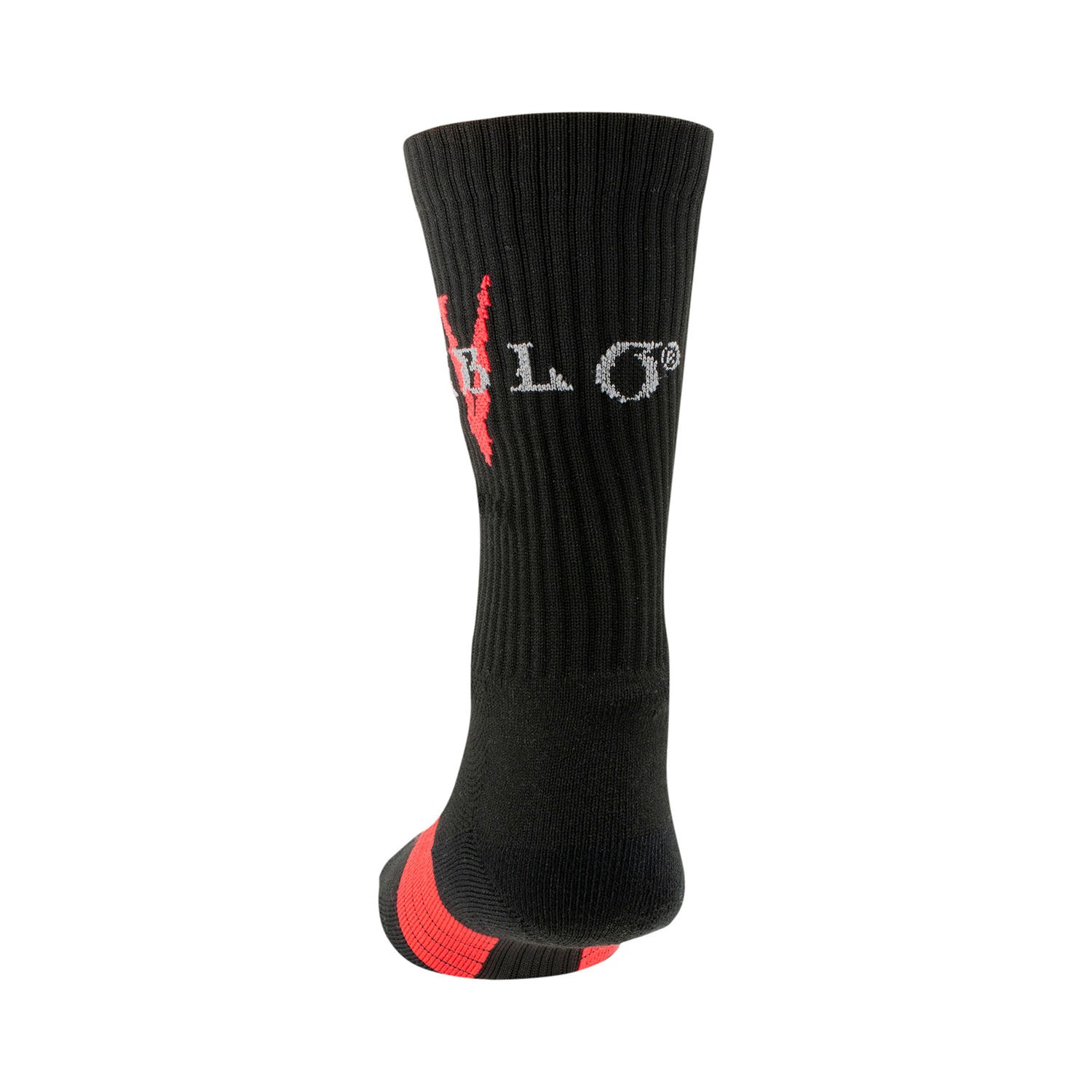Diablo IV Logo Socks in Black - Back View
