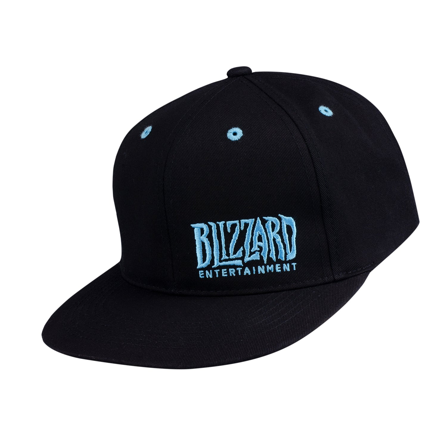 Blizzard Entertainment Black Flatbill Snapback Hat - Left Front View