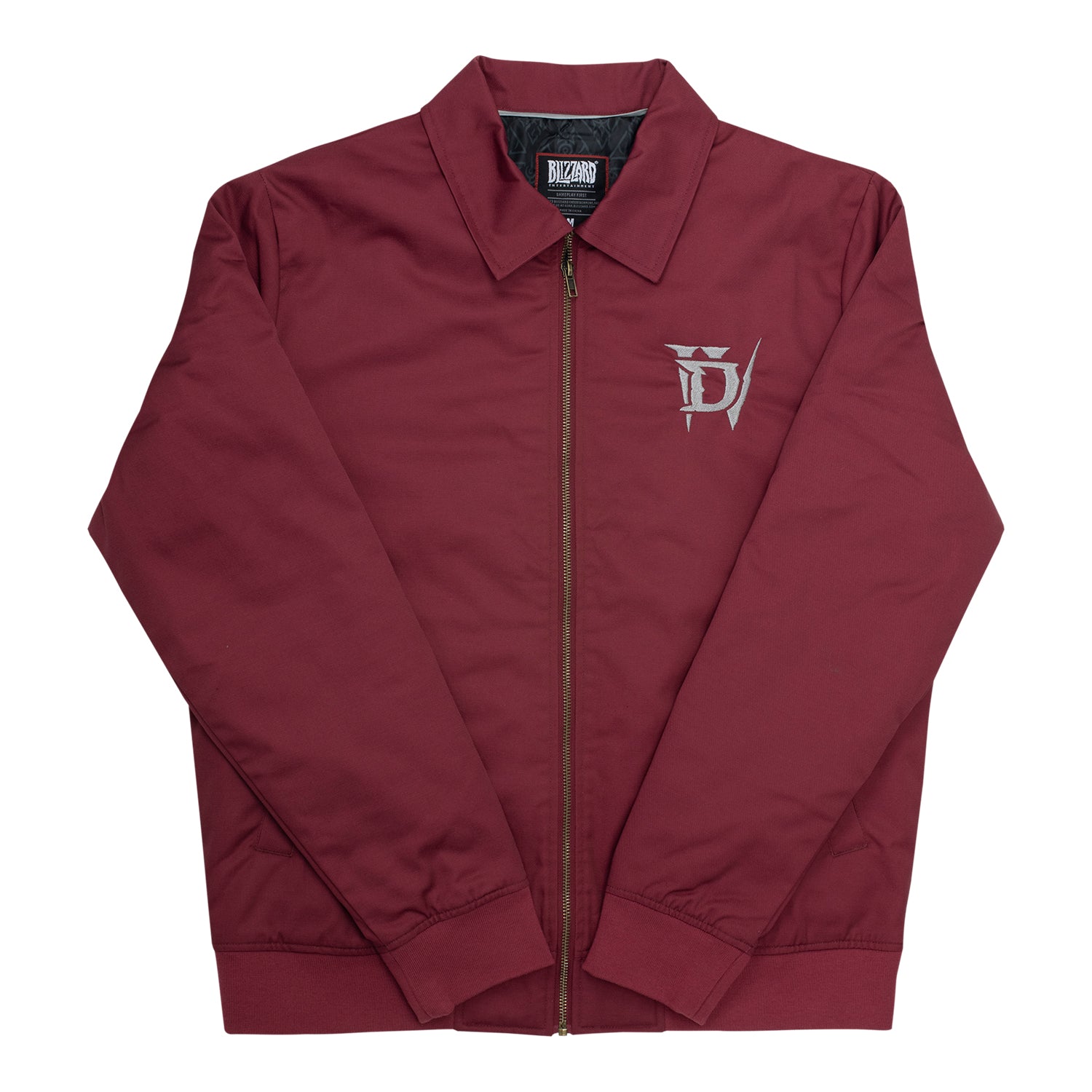 Diablo IV Red Work Jacket - Front View
