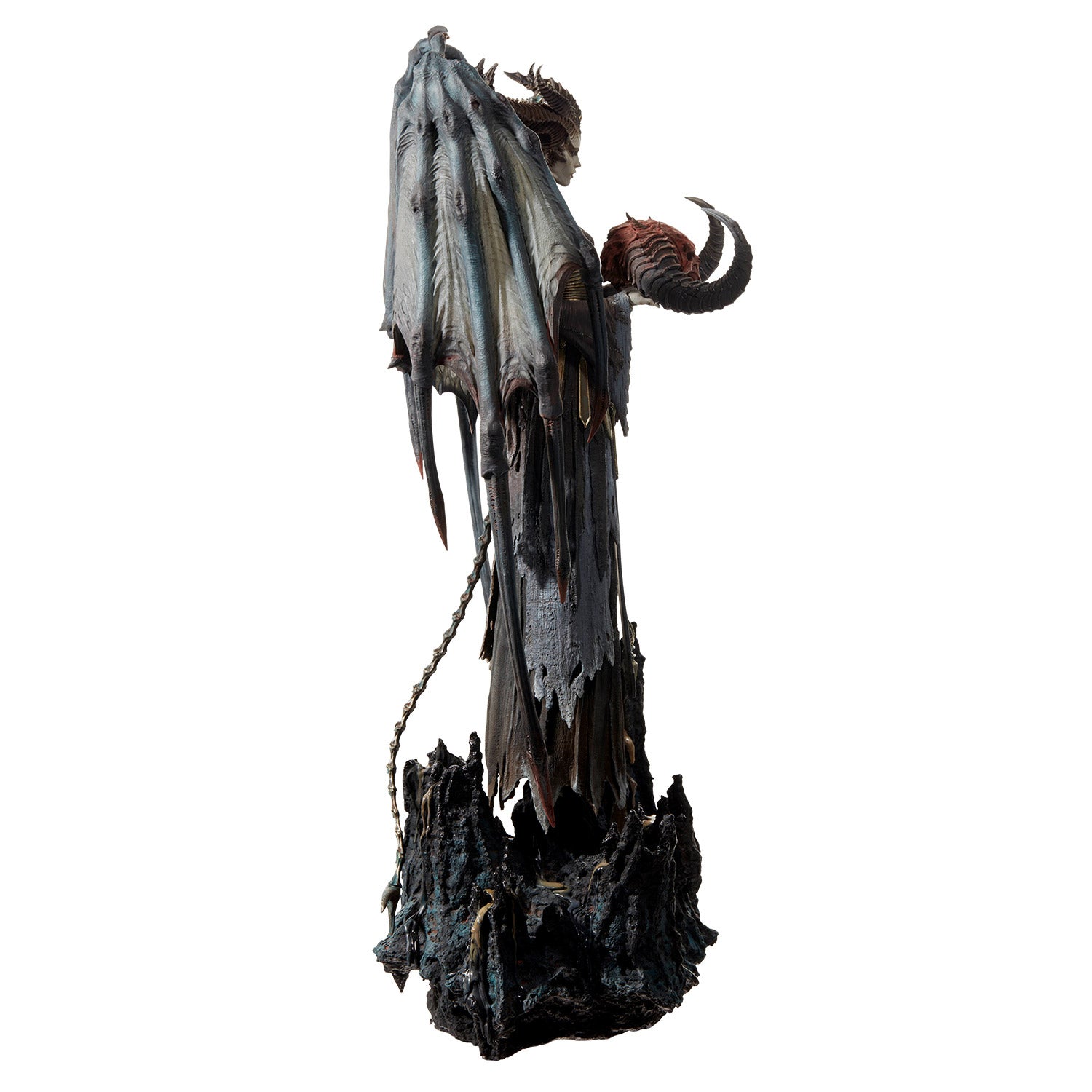 Diablo Lilith 62cm Premium Statue in Black - Back Right View