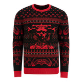 Diablo IV J!NX Black Lilith Ugly Holiday Jumper - Front View