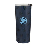 Heroes of the Storm 709ml Stainless Steel Tumbler in Blue - Back View