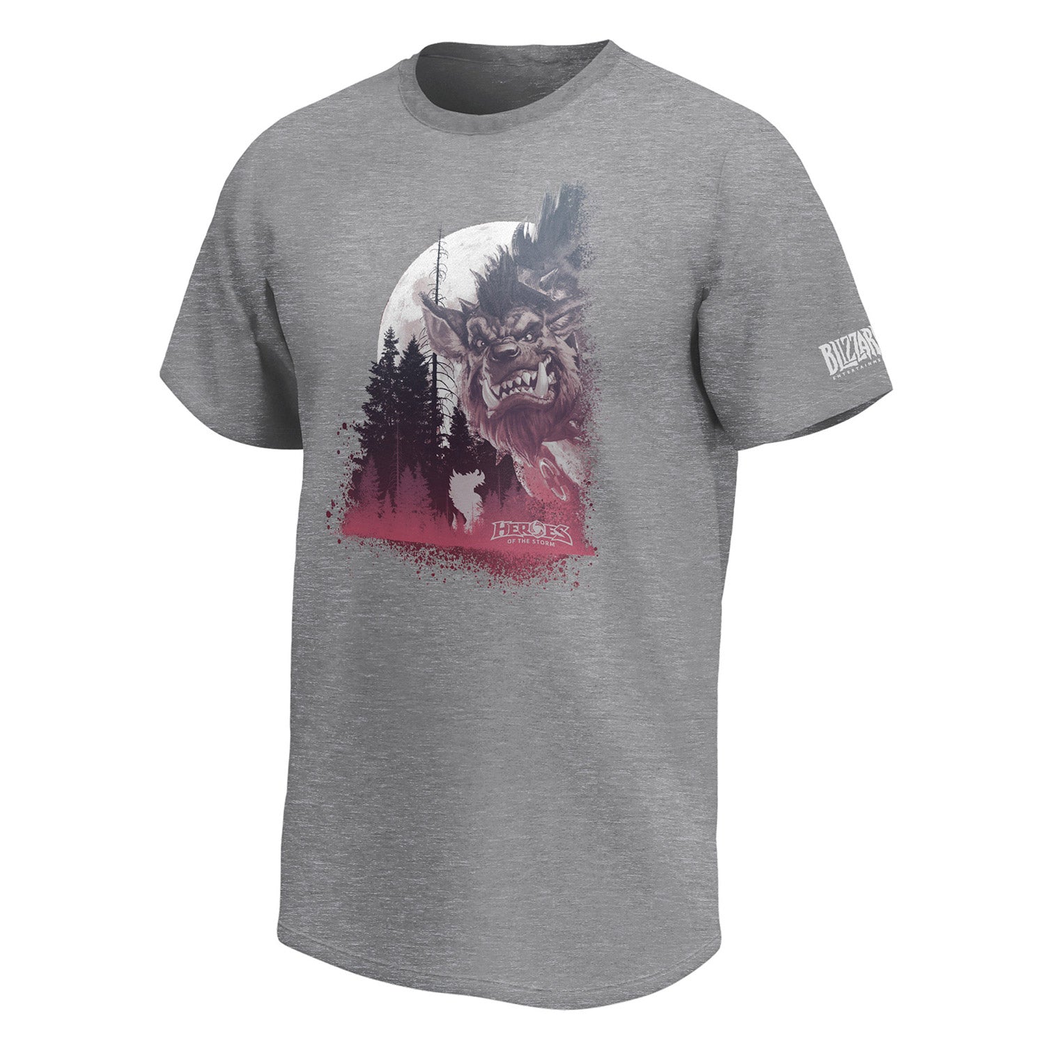 Heroes of the Storm Grey T-Shirt - Front View