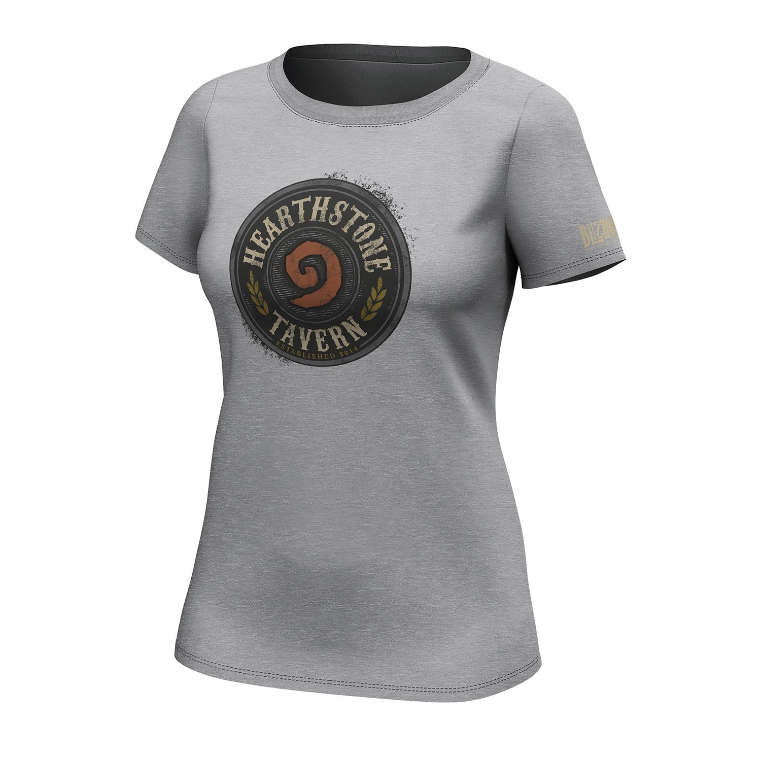 Hearthstone Women's Grey T-Shirt - Front Left View