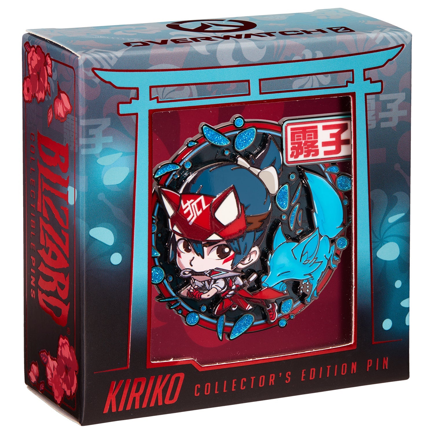Overwatch 2 Kiriko Collector's Edition Pin - Front View in Box